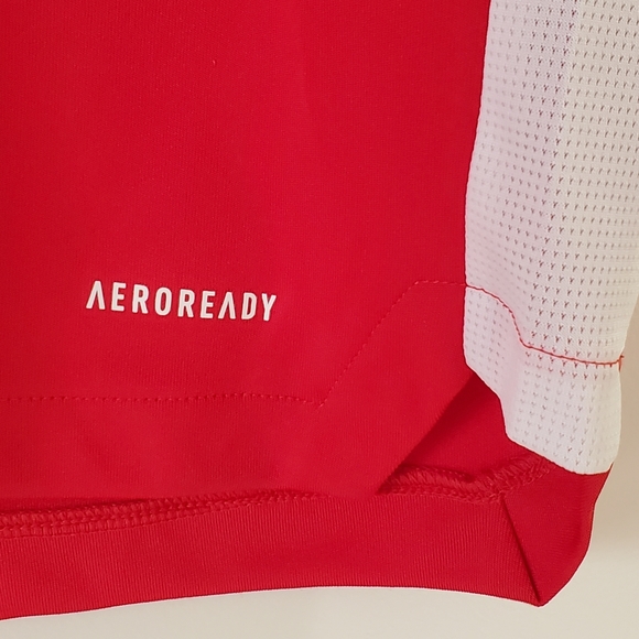 Ajax Amsterdam 2021-2022 Adidas Aeroready Training Jersey Red - Picture 4 of 8